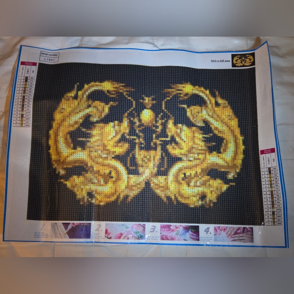 Double Dragon Diamond Painting Kit